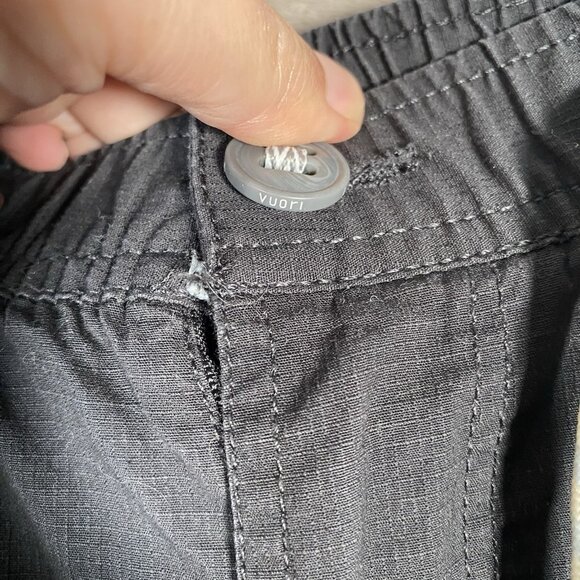 Vuori Ripstop Pants Men’s Large DuraTerra Charcoal Hiking Gorpcore Style V412 - Picture 6 of 15